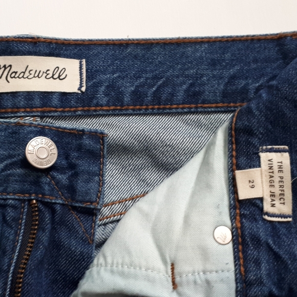 Madewell Perfect Vintage Jean Velvet Tux Stripe Edition - Picture 4 of 14